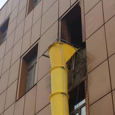 Аренда рукава для сброса мусора